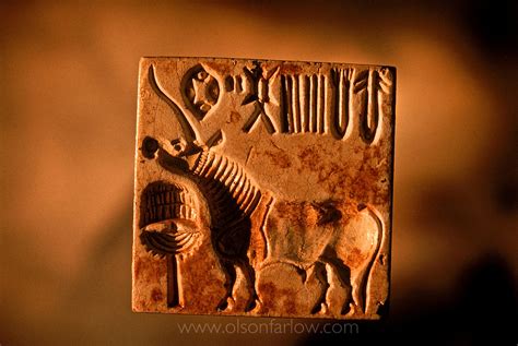 Harappan Unicorn Seal | 2400-2000 BC | Shows Early Indus script