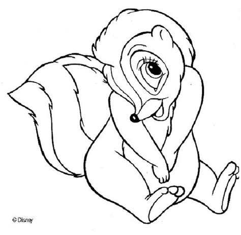 BAMBI coloring pages - Flower 3