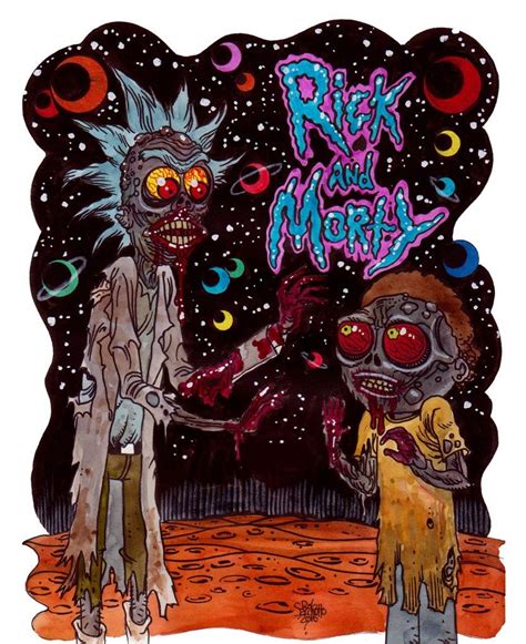 Zombie Art : Zombie Rick and Morty! - Zombie Art by Rob Sacchetto ...