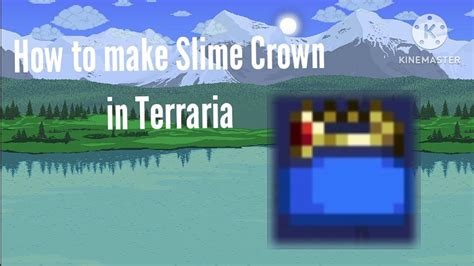 How to craft Slime Crown in Terraria - YouTube