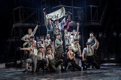 Newsies, Troubadour Wembley Park Theatre view - bombastic musical let down by its songs