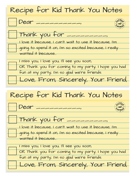 How to Write the Most Thoughtful Kid Thank You Notes