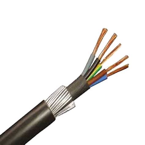 Zexum 16mm 5 Core 96A 6945X Steel Wire Armoured SWA Outdoor Mains Power Cable Electrical World