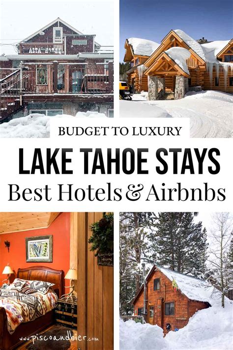 Lake Tahoe Winter Cabins & Hotels - Where To Stay In Lake Tahoe In Winter