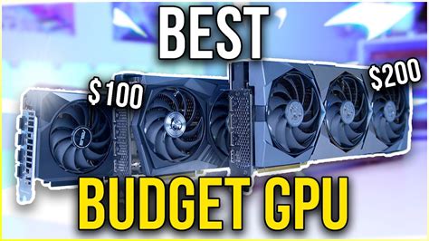 BEST Budget Graphics Cards RIGHT NOW in 2023 [ HIGH FPS ] 🔥 - YouTube