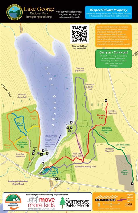 Park Map & Guide | Lake George Regional Park