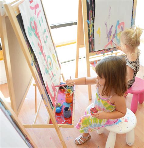 The magic of easel painting for kids - Meri Cherry