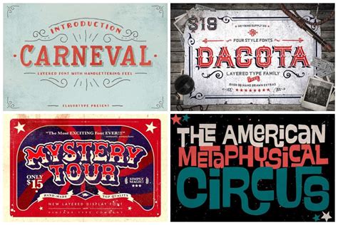 20 Cool Vintage Circus Fonts | HipFonts