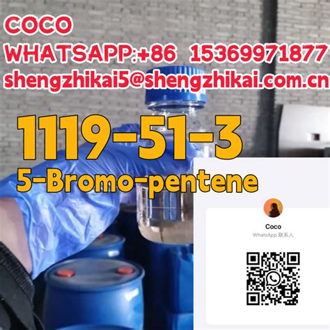 COCO | Sales manager whatsapp:+86 15369971877 Common Name 5-Bromo-pentene CAS Number 1119–51–3 ...