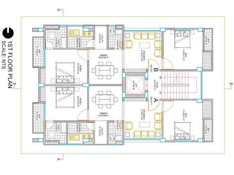 Autocad 2d Plan With Dimensions - Design Talk