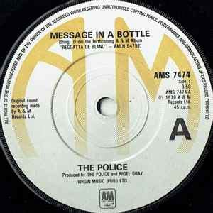 The Police - Message In A Bottle (Vinyl, 7", 45 RPM, Single) | Discogs