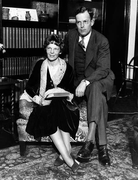 Amelia Earhart And Her Husband George Photograph by Everett