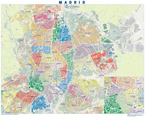 Mapa De Codigo Postal Madrid - Mapa Asia