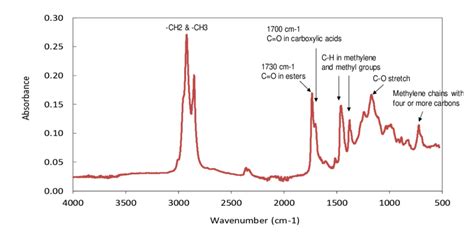 A typical FTIR spectrum of PBO | Download Scientific Diagram