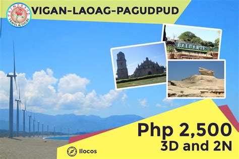 VIGAN – LAOAG – PAGUDPUD TOUR PACKAGE – Primerose Travel and Tours