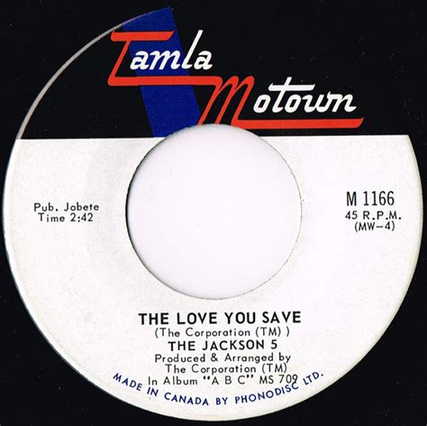 The Jackson 5 - The Love You Save / I Found That Girl (1970, Vinyl) | Discogs