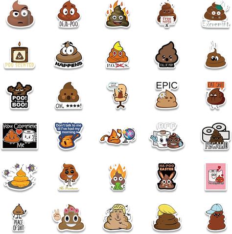 Funny Poop Stickers is a very beautiful and sought after | koreansticker.com