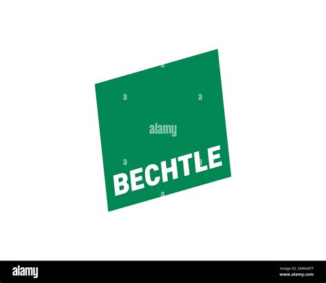 Bechtle, rotated logo, white background Stock Photo - Alamy