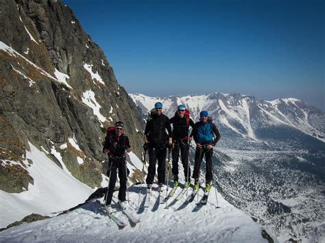 Haute Route Vysoke Tatry ski tour. 3-day trip. IFMGA guide