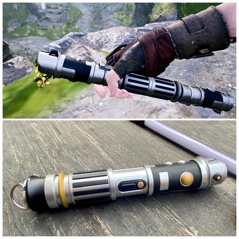 Decided to show my Fallen Order and my Galaxy’s Edge Lightsaber : GalaxysEdge