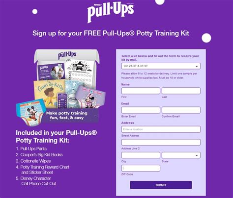 FREE Huggies Pull-Ups Potty Training Kit