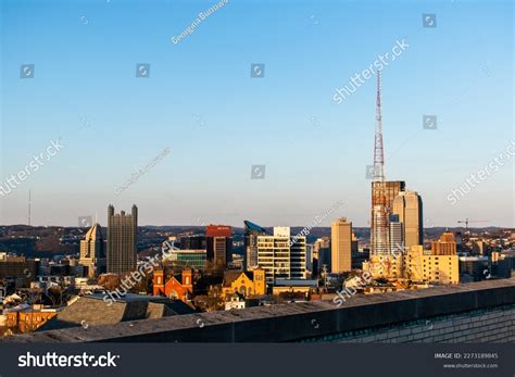 Pittsburgh Pennsylvania March 2023 Downtown Architecture Stock Photo ...