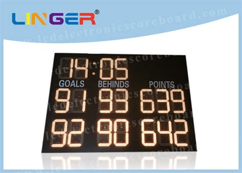 Large Stadium and UV Protection Led Electronic Scoreboard For Scooer Sport