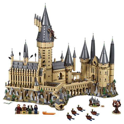 LEGO Harry Potter Hogwarts Castle 71043 Building Set - Model Kit with Minifigures, Featuring ...