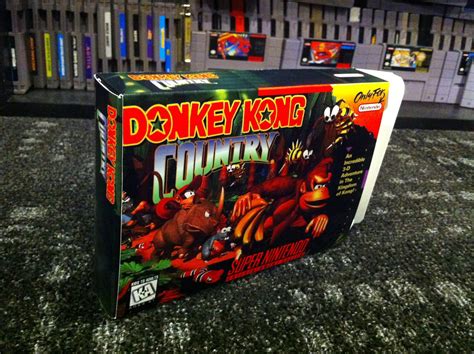 Donkey Kong Country | Box My Games! Reproduction game boxes