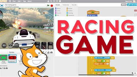 Scratch Tutorial: How to create an awesome Racing Game! - YouTube