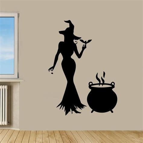 Wall Decals Vinyl Decal Sticker Murals Decor Halloween Witch Making ...