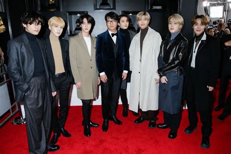 BTS Arrives at The 62nd Annual Grammy Awards Red Carpet January 26 ...