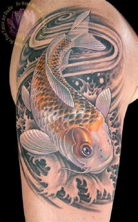 110 Best Japanese Koi Fish Tattoo Designs and Drawings