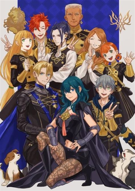 青獅子 (Blue Lions) | Fire Emblem: Three Houses | Fire emblem, Fire emblem ...