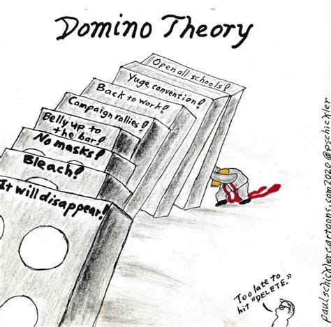 Cartoon: Domino Theory