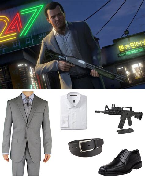 Michael from GTA5 Costume | Carbon Costume | DIY Dress-Up Guides for Cosplay & Halloween