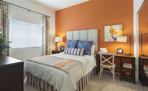 Get 9+ Pictures About Orange Accent Wall Bedroom