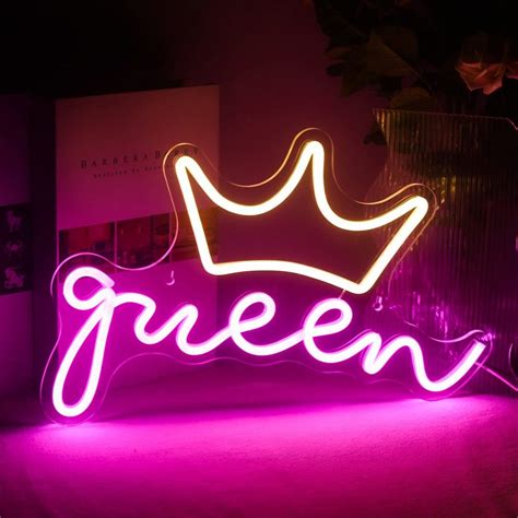 Queen Pink Neon Sign | Liuyang Lamps