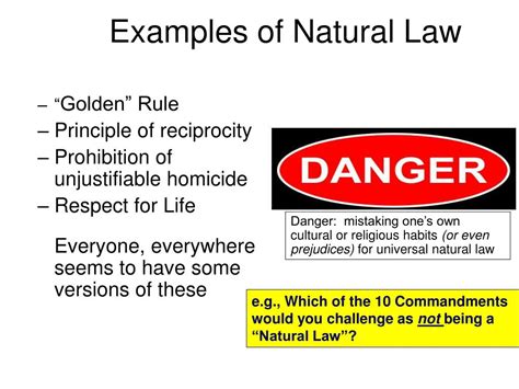 PPT - Today’s Assignment: Natural Law PowerPoint Presentation, free download - ID:1410398