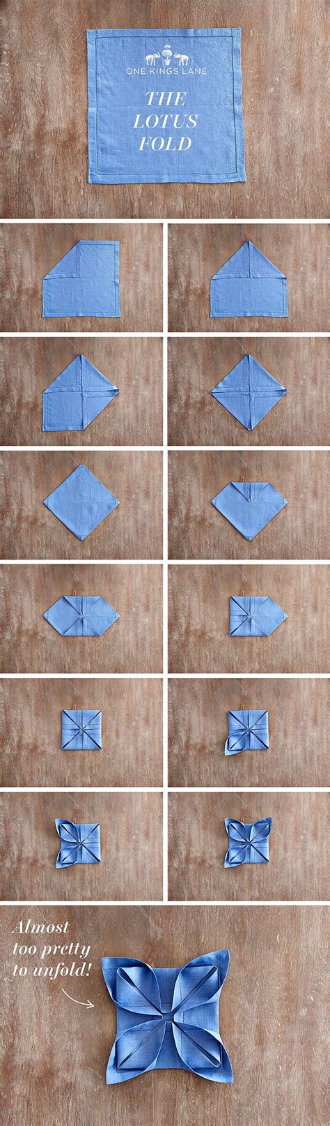 Your Step-by-Step Guide to Nailing 3 Hot Napkin Folds – One Kings Lane ...