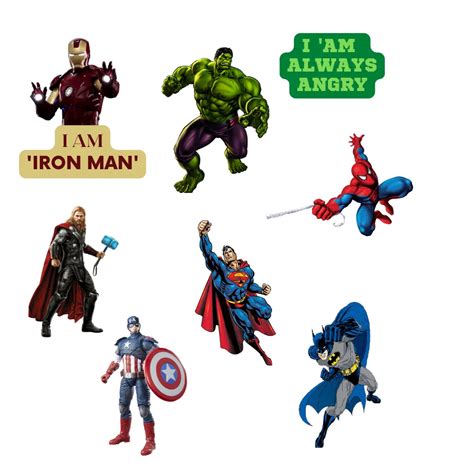 Superheroes Stickers Mini Pack | Buy Superheroes stickers online