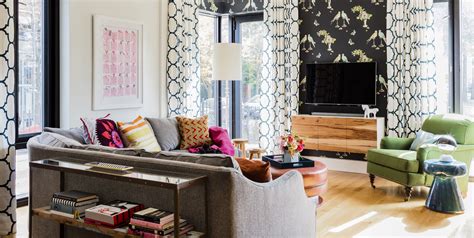 Creative Ways to Mix and Match Patterns in a Living Room | Elle decor ...