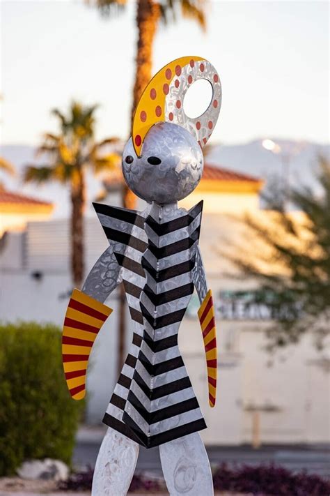 New Art Installations on El Paseo Median Are Part of Biennial Exhibition