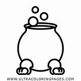 Cauldron Coloring Pages  Ultra Coloring sketch template