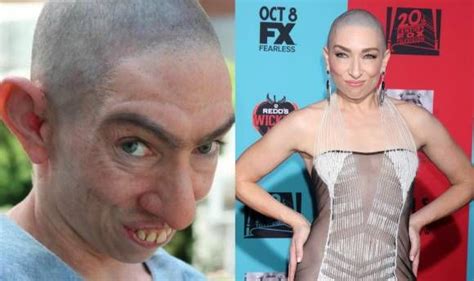 Naomi Grossman is pinhead Pepper once more, transforming her face with various prosthetics ...