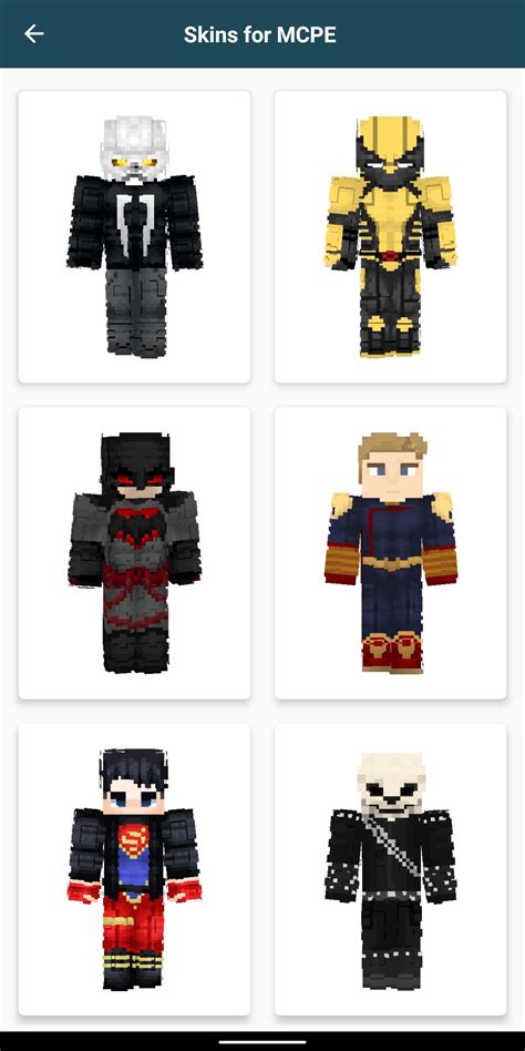 Superhero Skins for Minecraft APK for Android Download