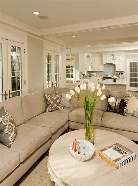 Beige Living Room Ideas 24 beige sofa, white kitchen cabinets Beige ...