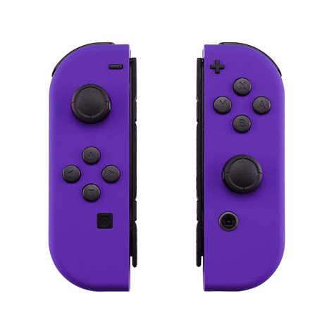 Buy eXtremeRate Soft Touch Grip Purple Joy con Handheld Controller Housing with Full Set Buttons ...