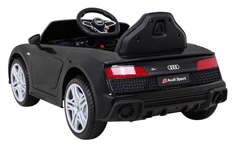 NEW 2022 Audi R8 BLACK - Kids Electric Ride On Car with Remote Control - Kids Toys Malta ...