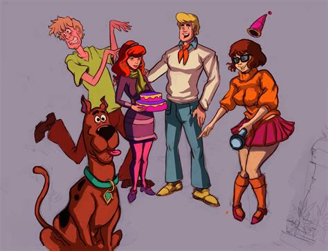 scooby doo fan art color picture, scooby doo fan art color wallpaper